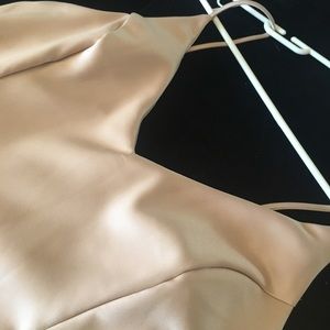 The perfect satin mini dress